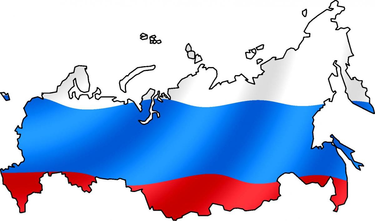 Carte du drapeau russe